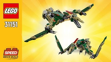 LEGO Creator Pterodactyl (31151) Alternative Build for T. Rex | Step-by-Step Building Instructions