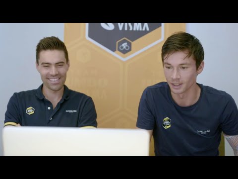 Primož Roglič and Tom Dumoulin pre-Tour de France press conference (August 27, 2020)