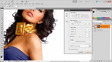 Background removal techniques in Photoshop CS5 Tutorial