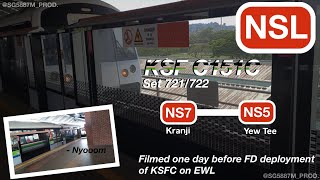 [SMRT] KSF C151C NS7 to NS5 | Filming one day before KSFC Deployment on EWL