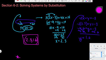 6-2 Solving Systems Using Substitution