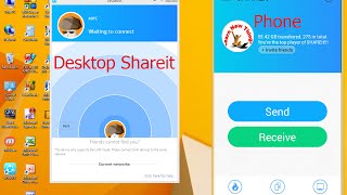 How to use Shareit In Computer & Phone to Transfer Data files screenshot 1