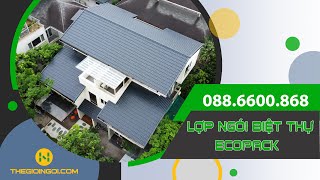 Thi công chống nóng mái nhà tại Ecopark - Văn Giang - Hưng Yên