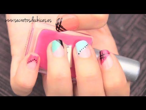 Diferentes pintados de uñas fáciles