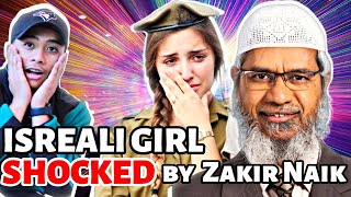Zakir Naik SHOCKS Israeli girl that made her burst into tears & convert to Islam! - Christians React