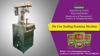 Tin Can Sealing Tin Can Seaming Jar Sealing Machine