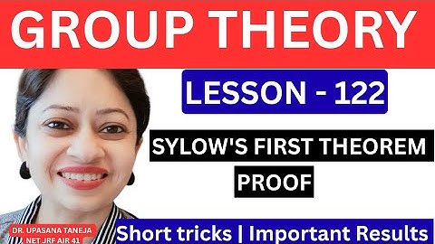 Sylow’s 1st Theorem 🔥 Proof + Examples Made Easy |BSc Msc NET GATE IITJAM 