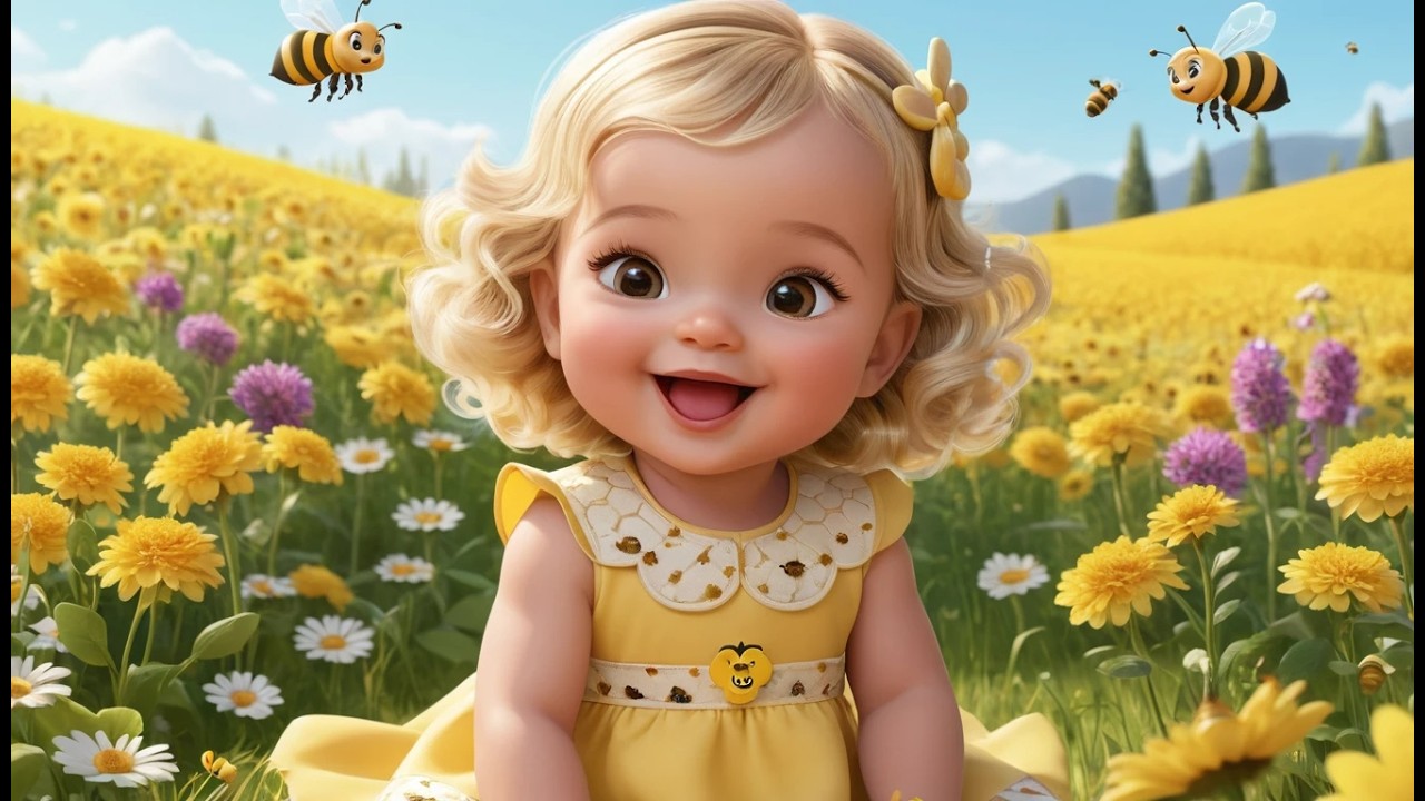 Eight Little Bees Build Busy Hives | Counting Song | Educational Kids Songs