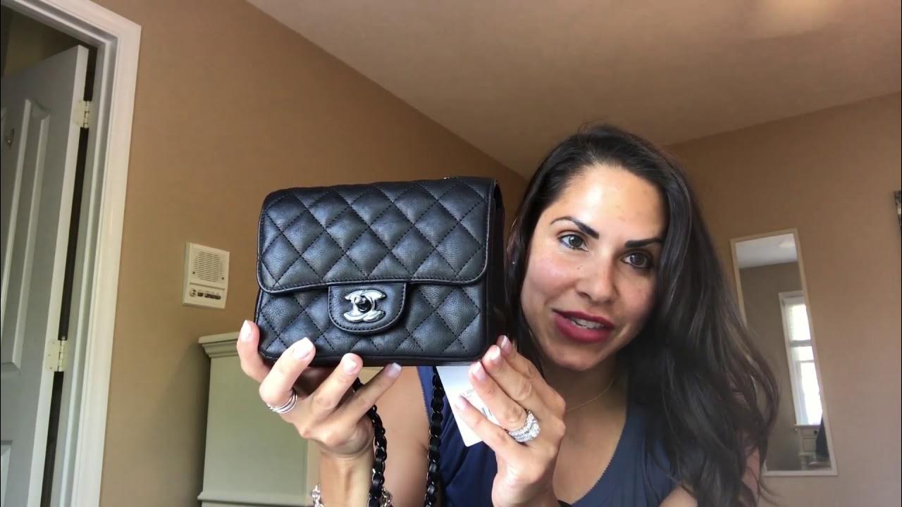 chanel so black mini square bag