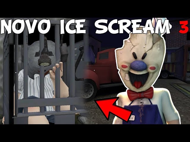 JOGANDO O NOVO JOGO DO SORVETEIRO DO MAL!! - INCRÍVEL JOGO!! - Ice Scream 3  (JOGO DE TERROR) 