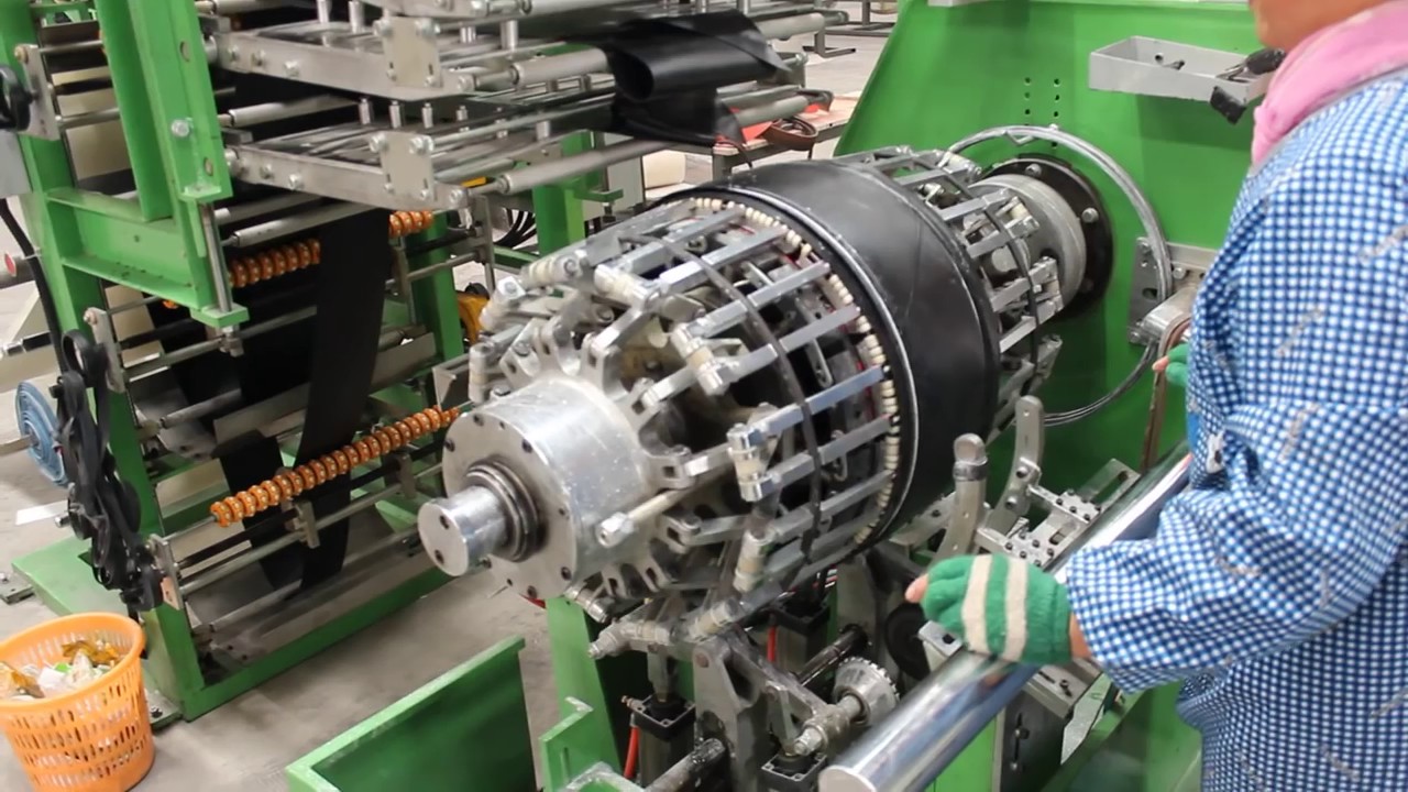 motorcycle tyre building machine YouTube