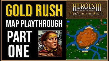 Heroes 3: GOLD RUSH Map Playthrough (HotA mod), Part 1