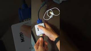 Review Singkat Mini HDMI to VGA Converter
