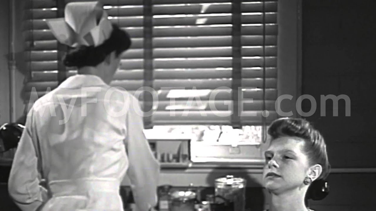 1940s Nurse Takes Patient's Temperature, Looks in Mouth YouTube