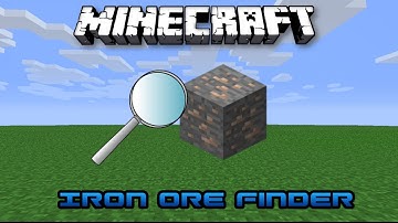 Minecraft PC | Iron Ore Finder | Vanilla Mod Showcase | [1.8+]