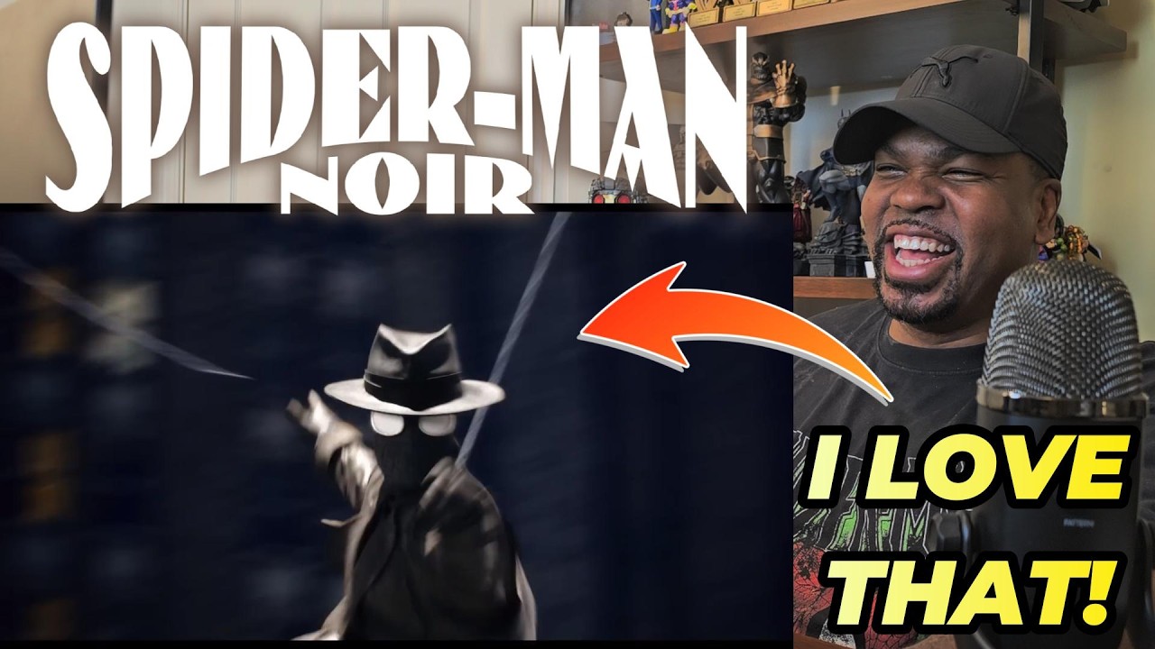"Spider-Noir" - Authentic Black & White + True-Hue Full Color Trailers - Reaction!