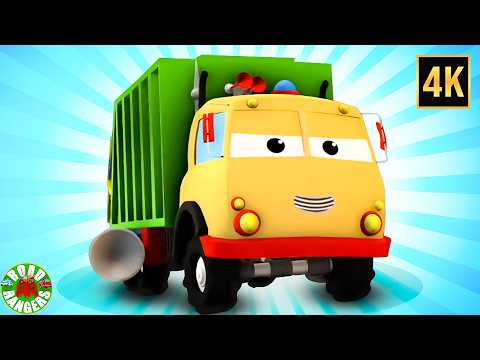 Frank The Garbage Truck Song, Cleaning Up The City Rhymes for Kids