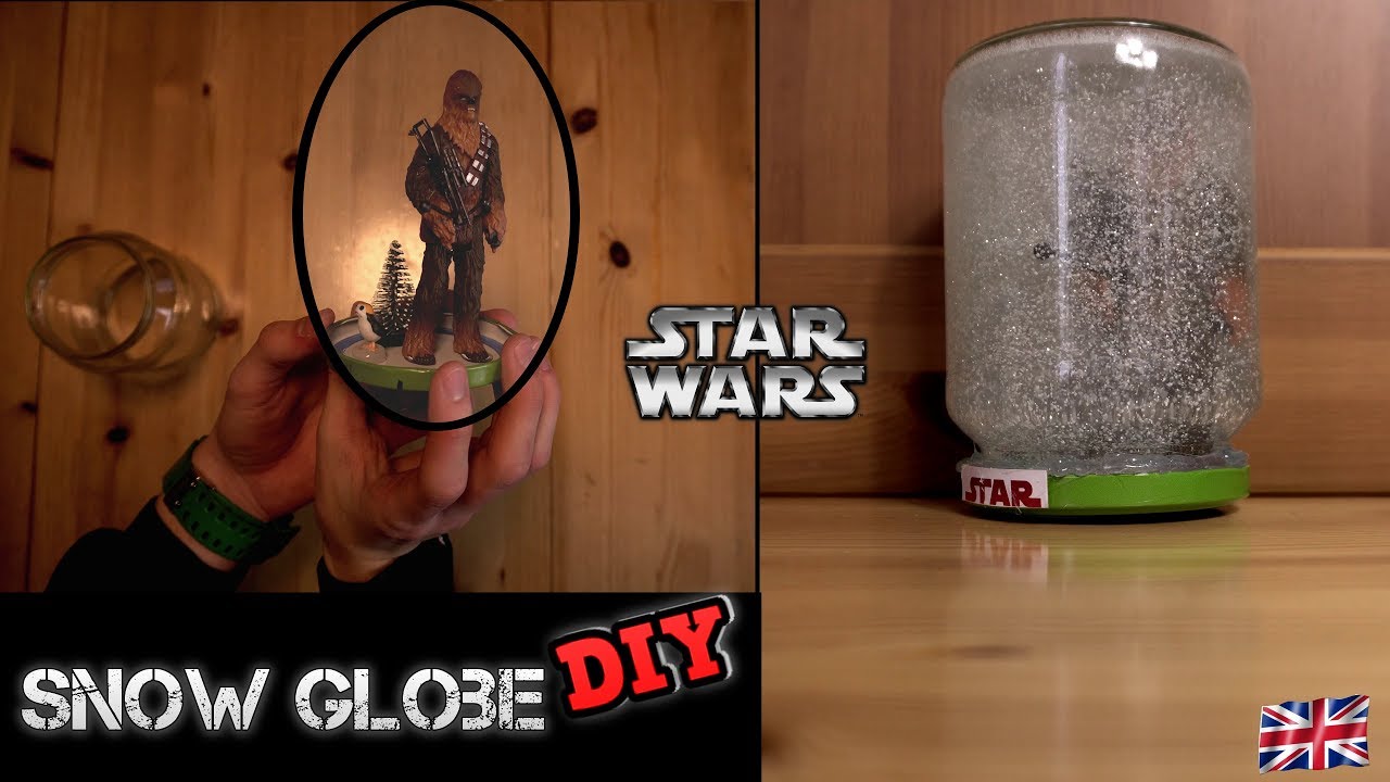 Snow Globe DIY - How to make your own Snow Globe Star Wars Christmas ...