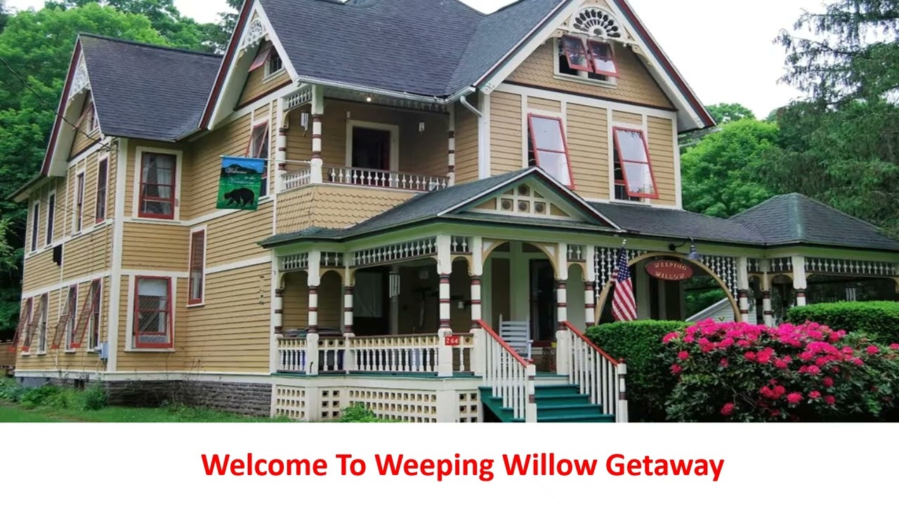 ⁣Weeping Willow Getaway - Fly Fishing Vacation Rental in Catskills, NY