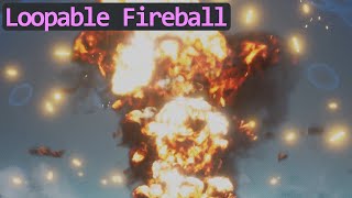 Famous Houdini: Loopable Fireball Pyro Sim & Flipbook Profile