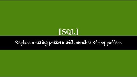 Replace Function SQL Server