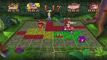 Crash Bash Walkthrough Part 24 HD 200% Warp Room 1 (Pogo Painter Gold Relic)