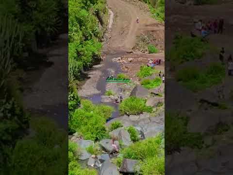 شلالات الضوج مديرية بعدان ريف اب الخضراء مع موسيقى بعدان شلالات شلال