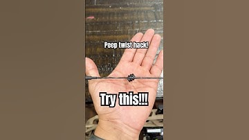 Peep twist hack! #archery #bowhunting #elkhunting #hunting #wildtines