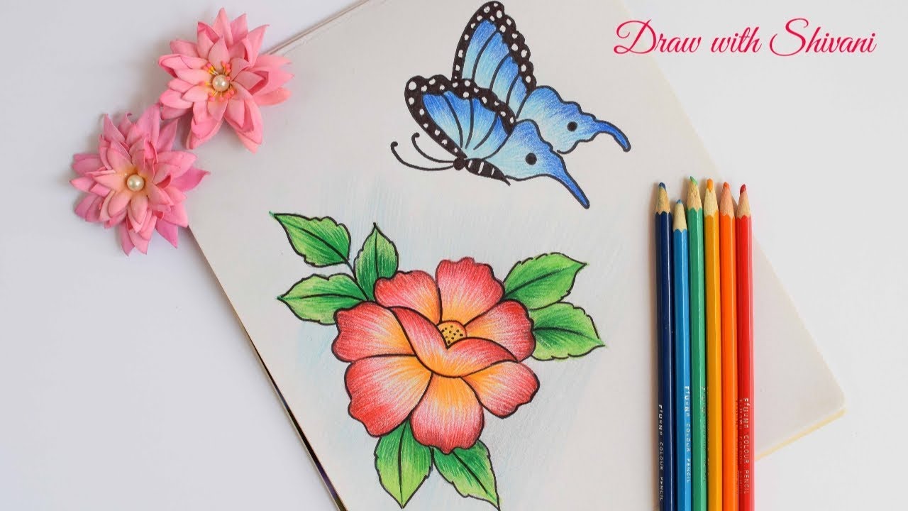 30 Cute Easy Butterfly Drawing Ideas - The Clever Heart