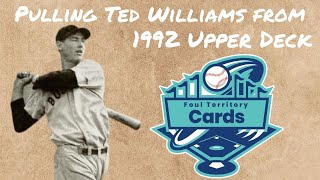 Pulling a Ted Williams from 1992 Upper Deck