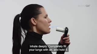 How to take a home spirometry test with NuvoAir screenshot 5