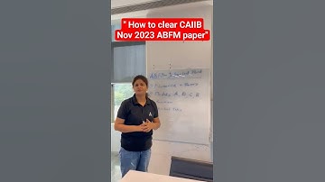 " How to clear CAIIB Nov 2023 ABFM paper #officersadda247 #caiib2023 #abfm #iibfexam