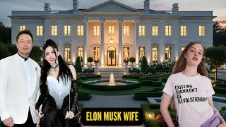 Elon Musk's Wife 😍💘 Net Worth, Opulent Lifestyle  #fyp #elonmusk