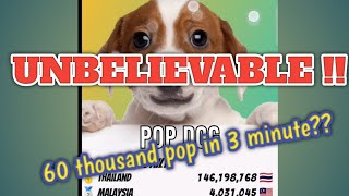 POPDOG || 60K POP IN 3 MINUTE ??