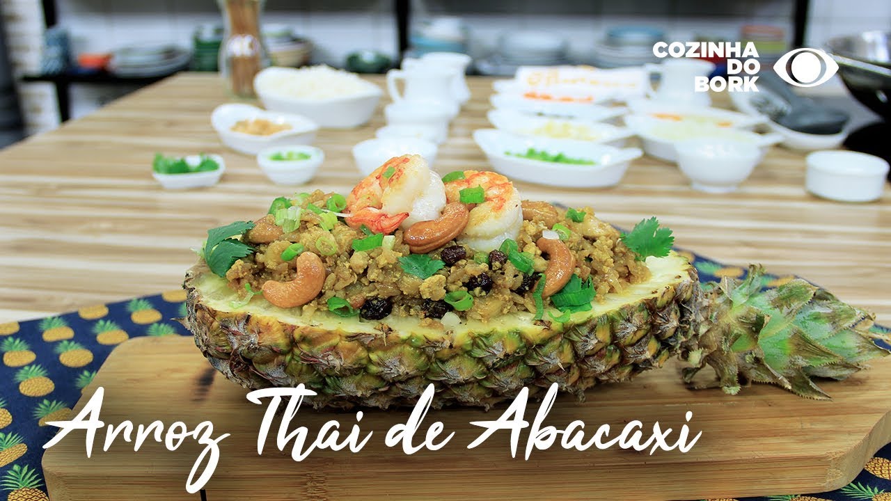 ARROZ THAI DE ABACAXI - Cozinha do Bork