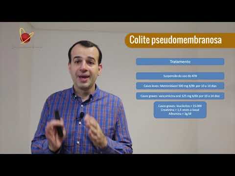 Vídeo: Colite Pseudomembranosa - Causas, Sintomas E Tratamento