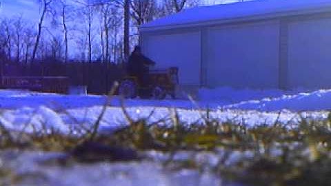 cub cadet 147 snow plowing