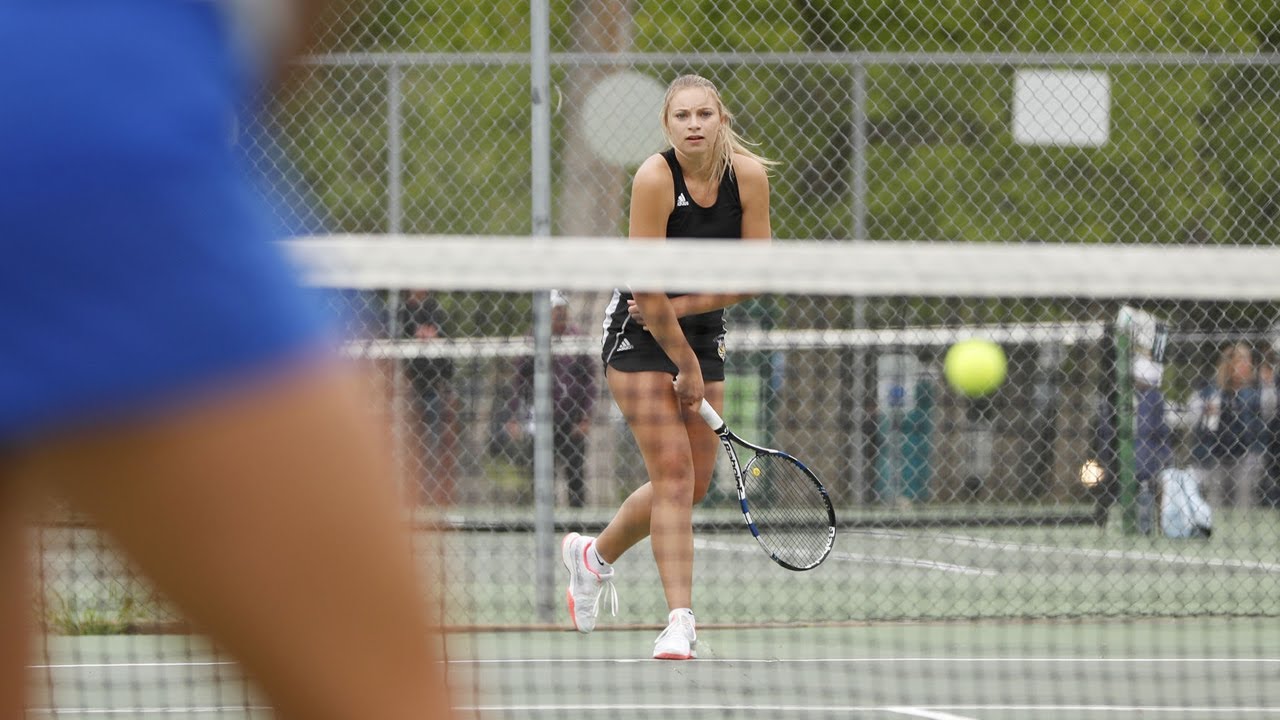MHSA State A tennis tournament day 1 - YouTube