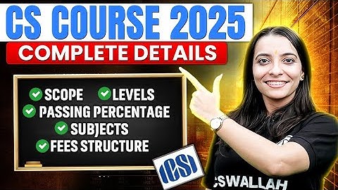 CS Course 2025: Scope, Fees, Levels, Subjects | Career After 12th Commerce🔥 @PW-CSWallah