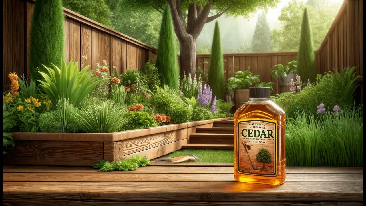 🌳 Gronomics GBO1Q Cedar Garden Bed Oil, 1Quart Best Cedar Garden Bed