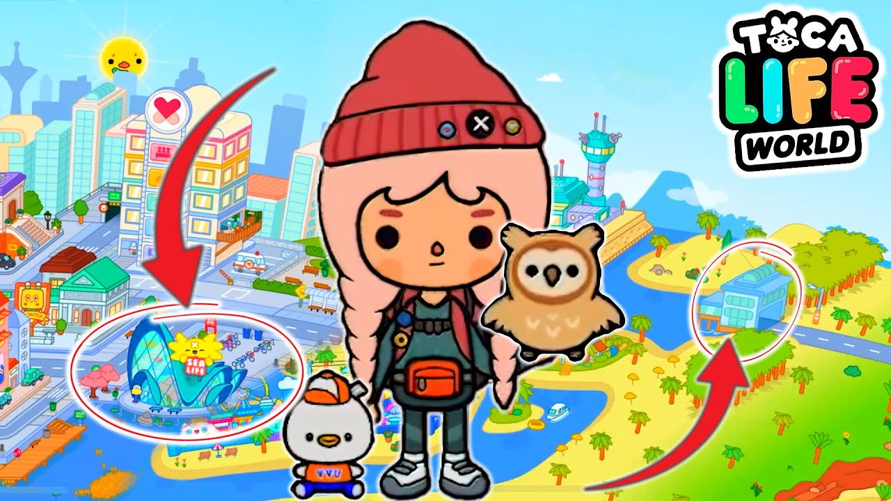 New Birds and Secret Stuffed Animals in Tica Boca🌈Playing Toca Life