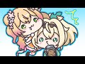 【手描き】ござるクッキーを皆でちまちま食べるホロメン【風真いろは/切り抜き漫画】