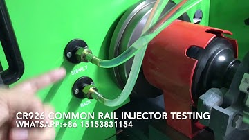 CR926 common rail injector testing.
