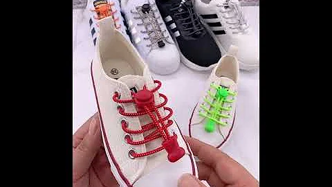 Easy Installation Steps Of Lazy No Tie Shoe Lace Lock