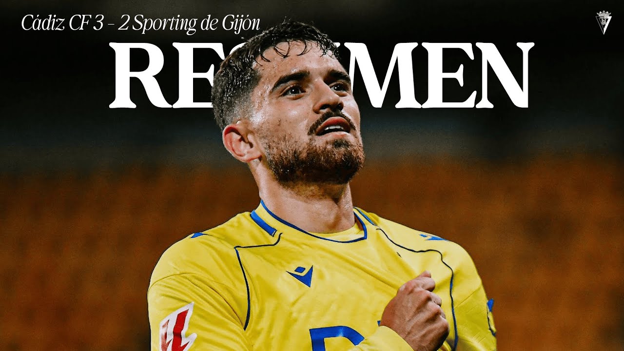 Resumen Cádiz CF - Real Sporting de Gijón