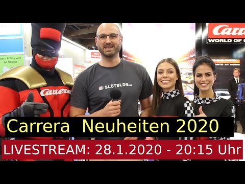 Carrera Neuheiten Im Slotblog Livestream Aufzeichnung Vom 28 01 Youtube