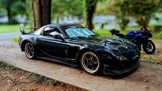 Rx7 carbon fiber goodies from China... Chinese replicas, carbon fiber Ganador mirrors.