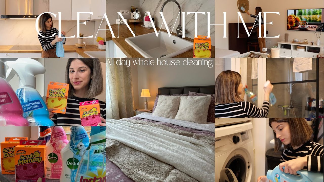 Early Spring Clean With Me- Δυναμική Καθαριότητα Σπιτιού ! 