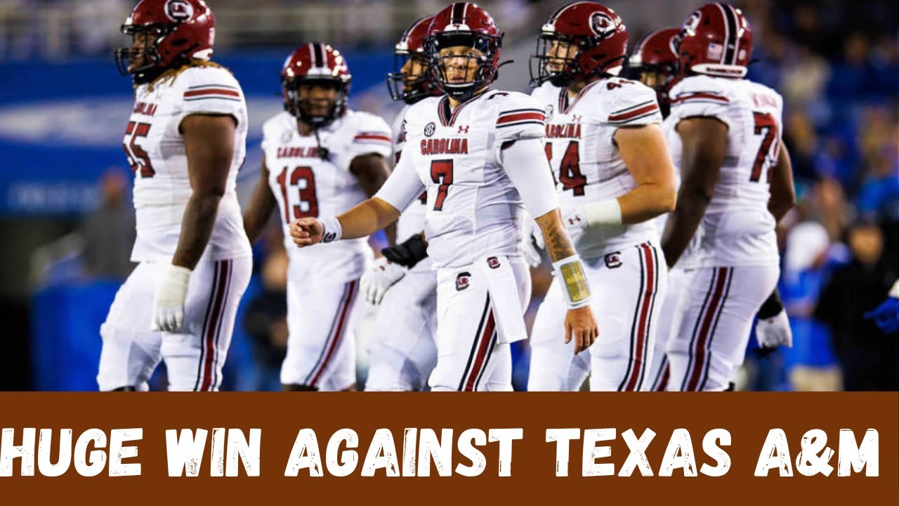 South Carolina football beats Texas A&M 30-24 for first time in ...