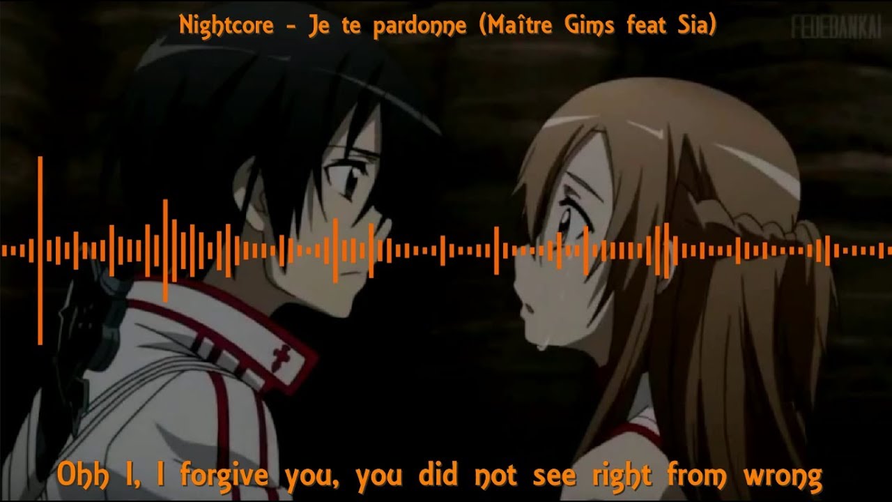 Nightcore - Je te pardonne - YouTube
